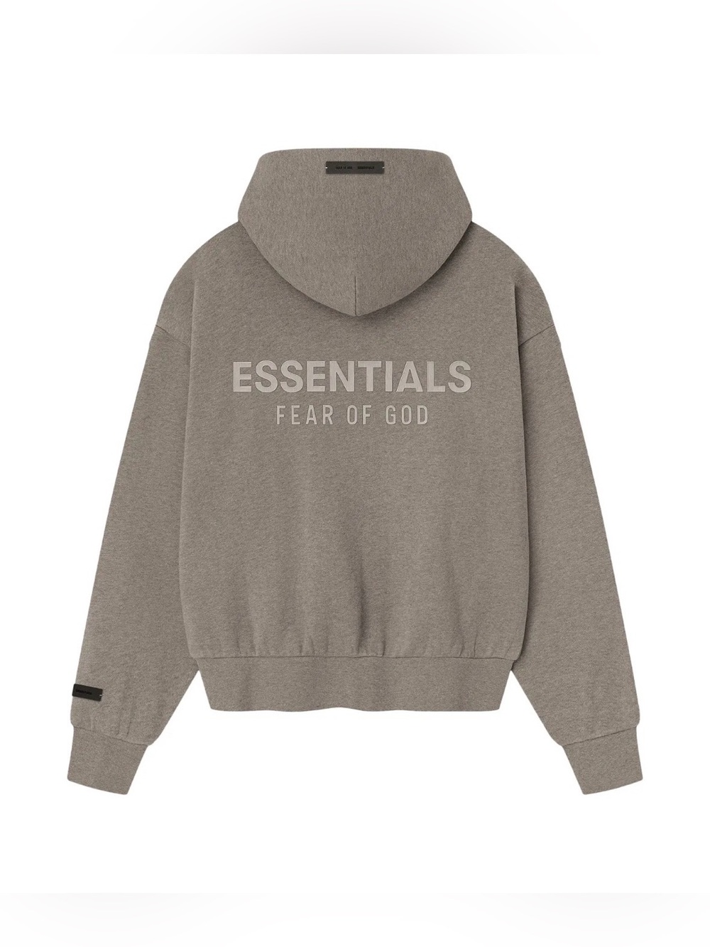 Essentials Fear of God Taupe Logo Hoodie - Men's